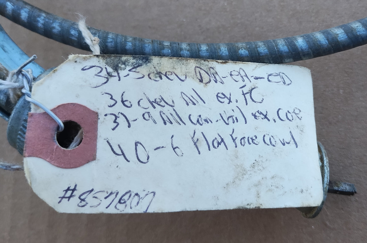 1934-40 Chevrolet speedo cable