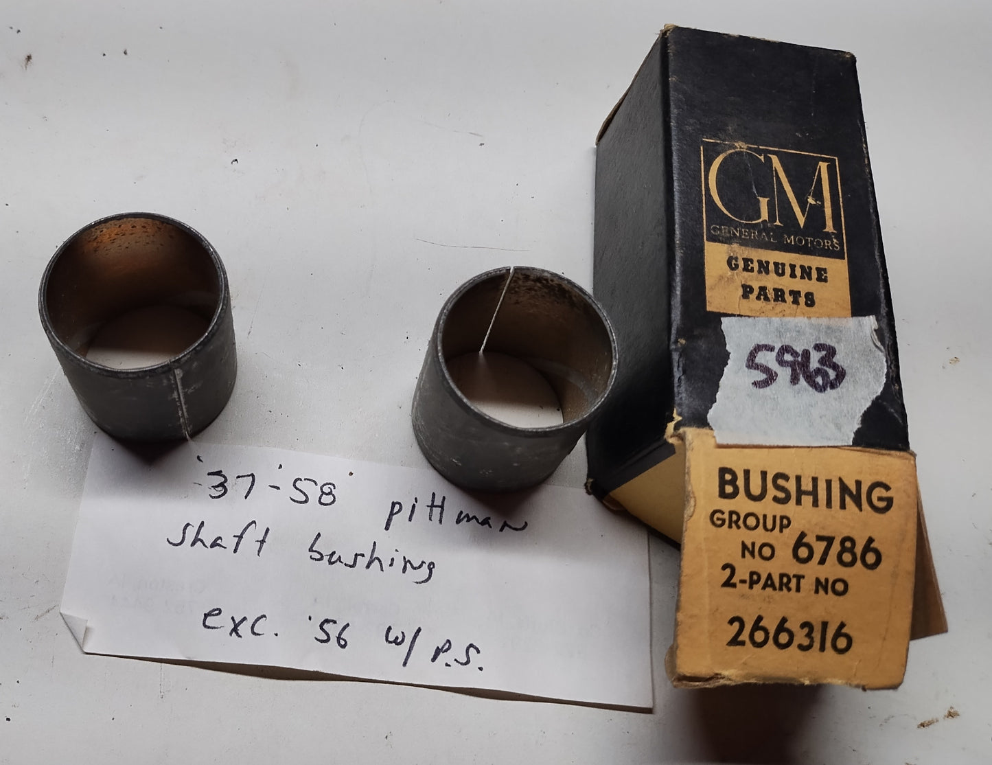 1937-58 GM pittman shaft bushing