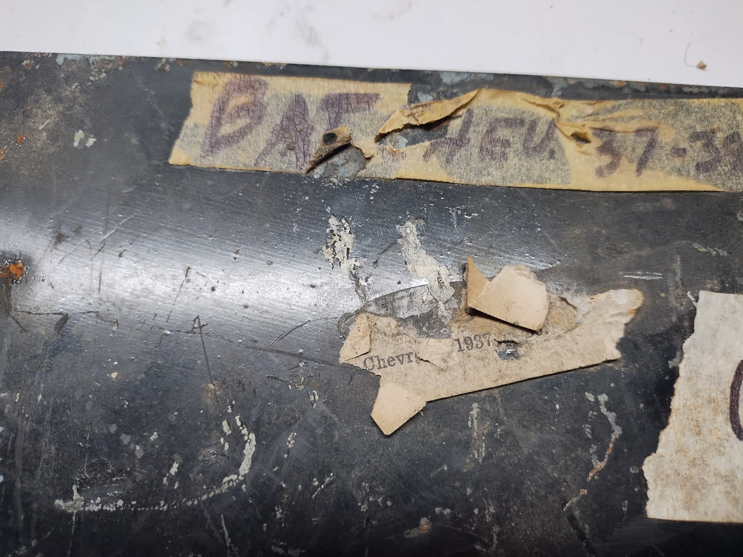 1937 Chevrolet battery bracket