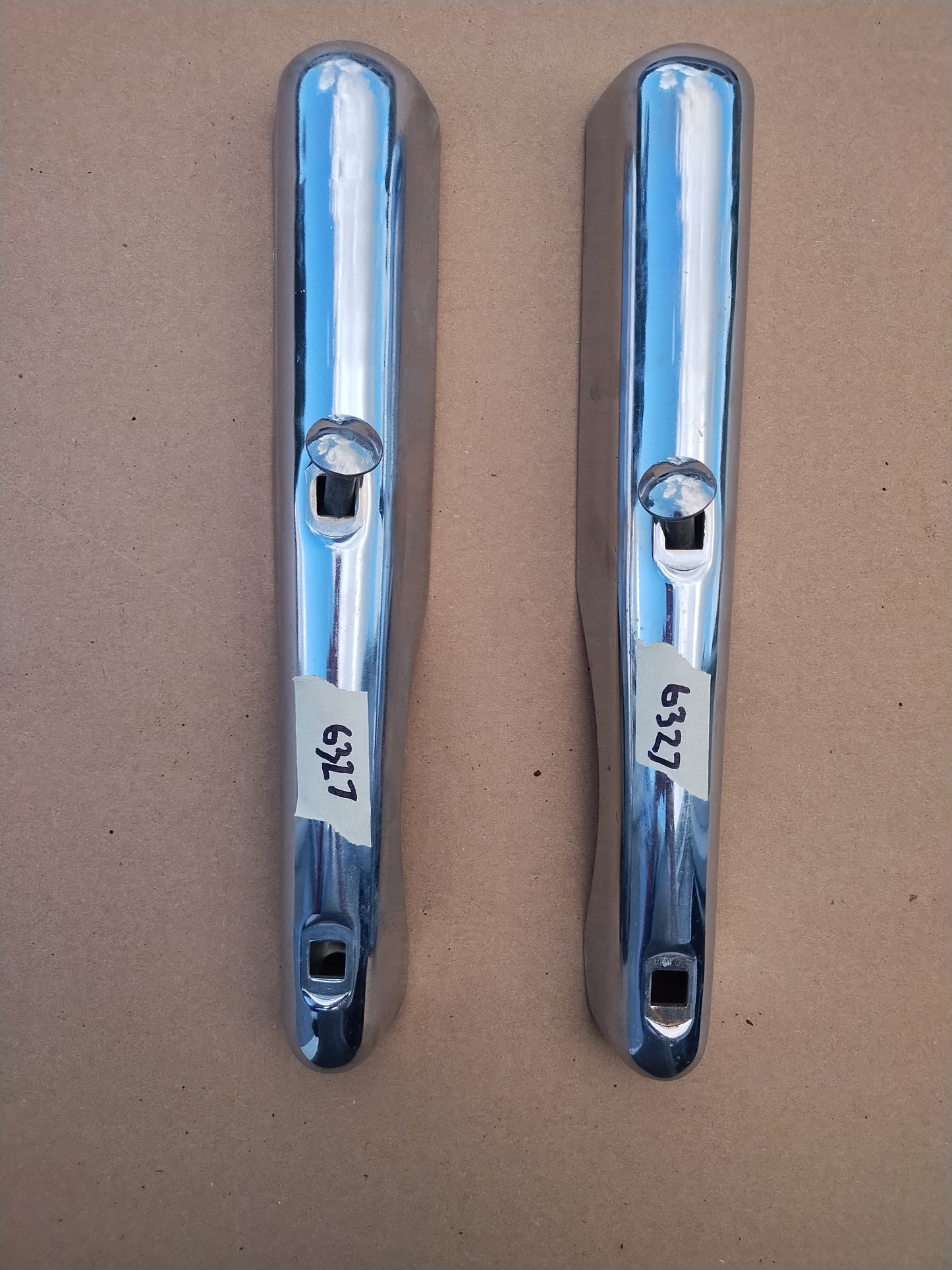 1940s-50s bumper guards pair