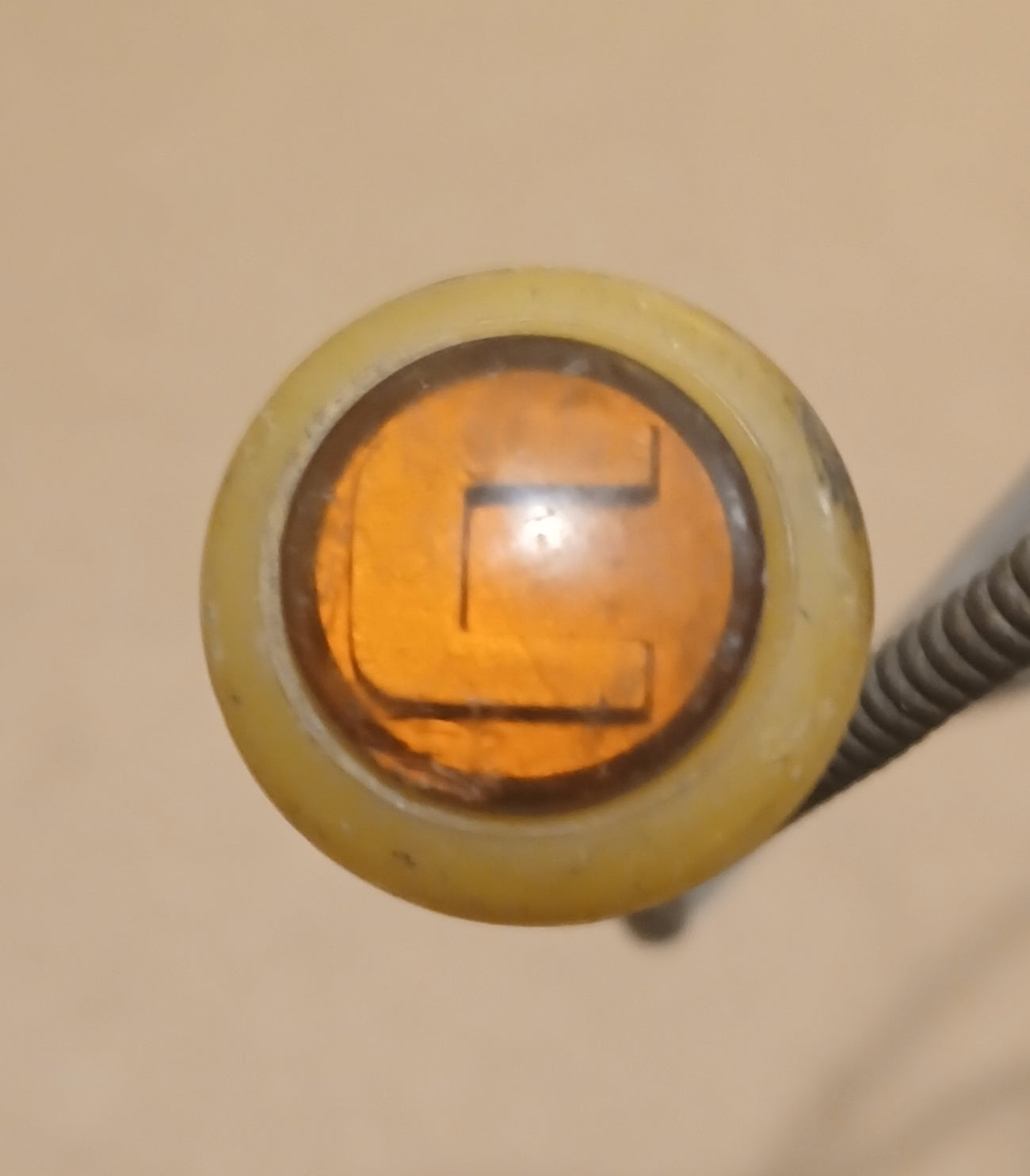 1942-47 Chevrolet choke cable with knob