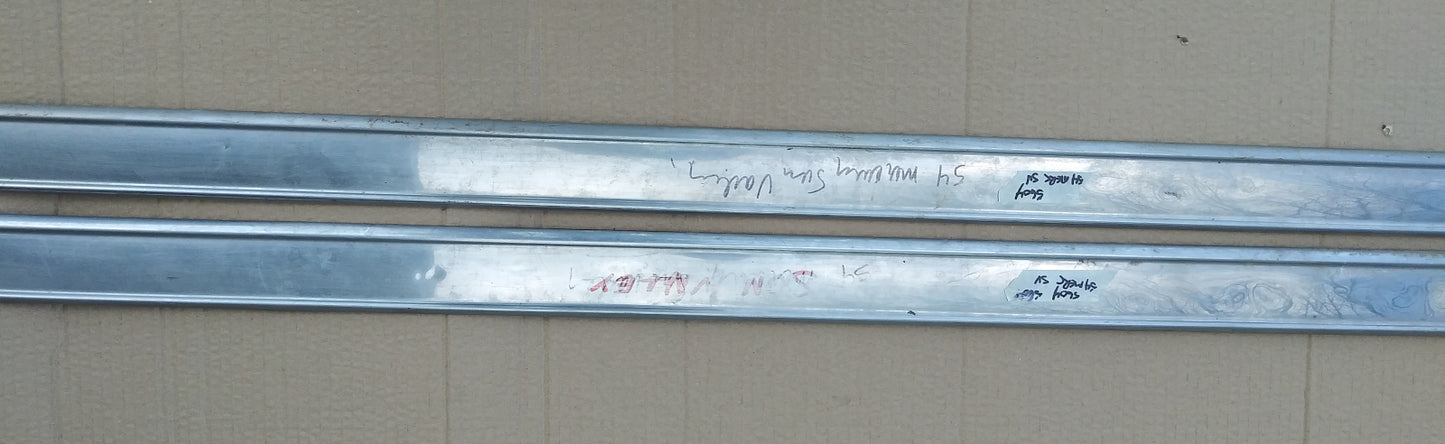 1953-54 Mercury Sun Valley lower rocker trim pair