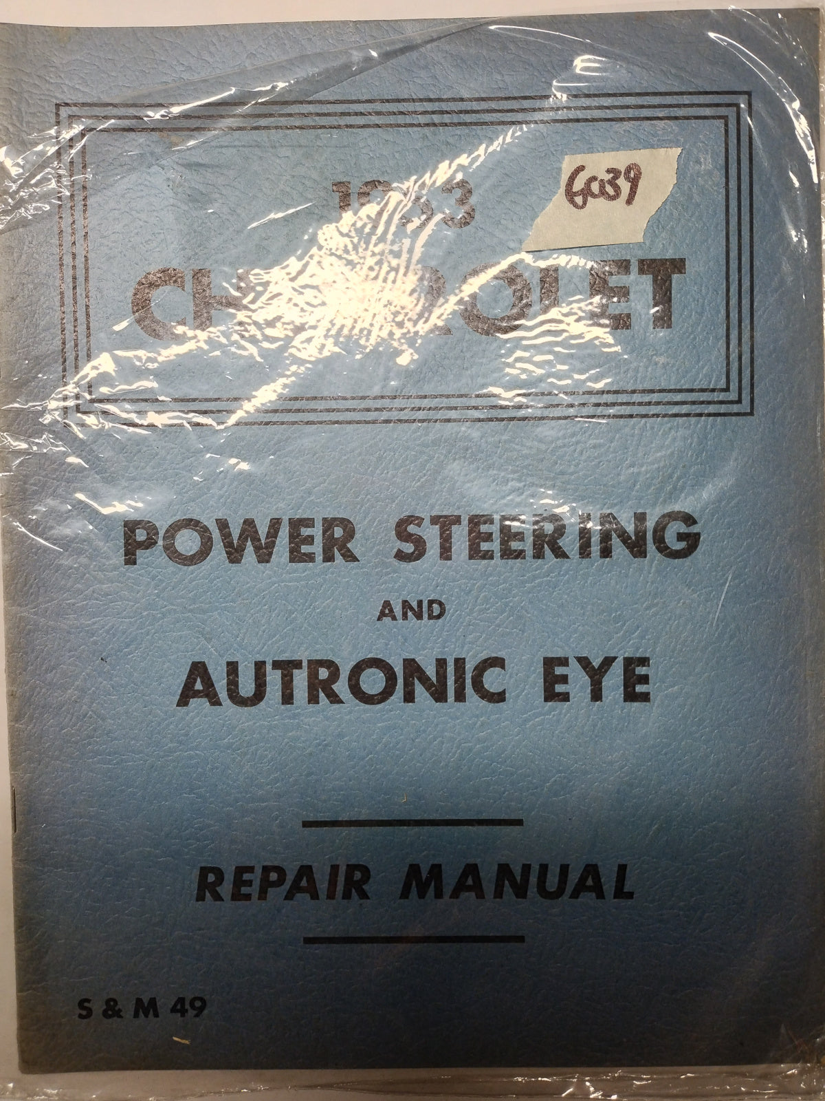1953 Chevrolet Power Steering and Autronic Eye Repair Manual