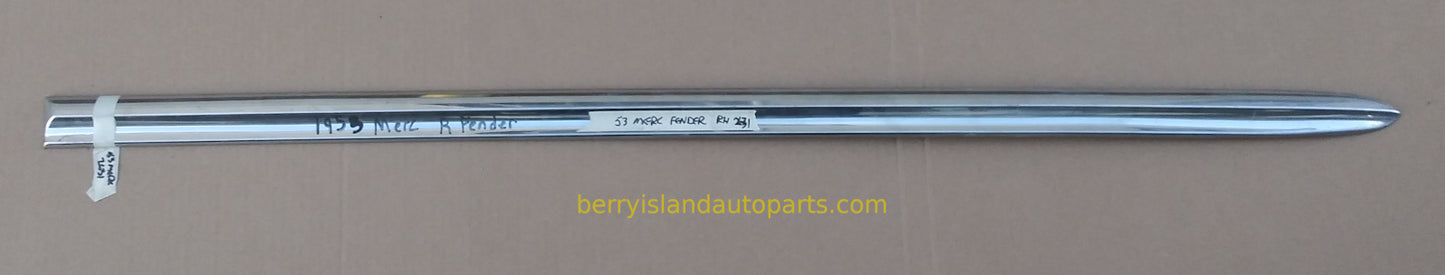 1953 Mercury fender trim RH