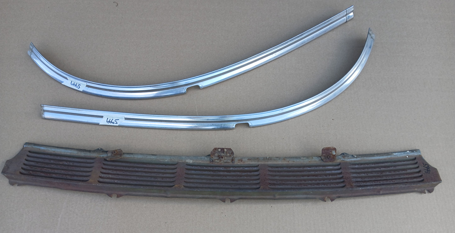 1955-57 Chevrolet Windshield Base Trim and Cowl Vent