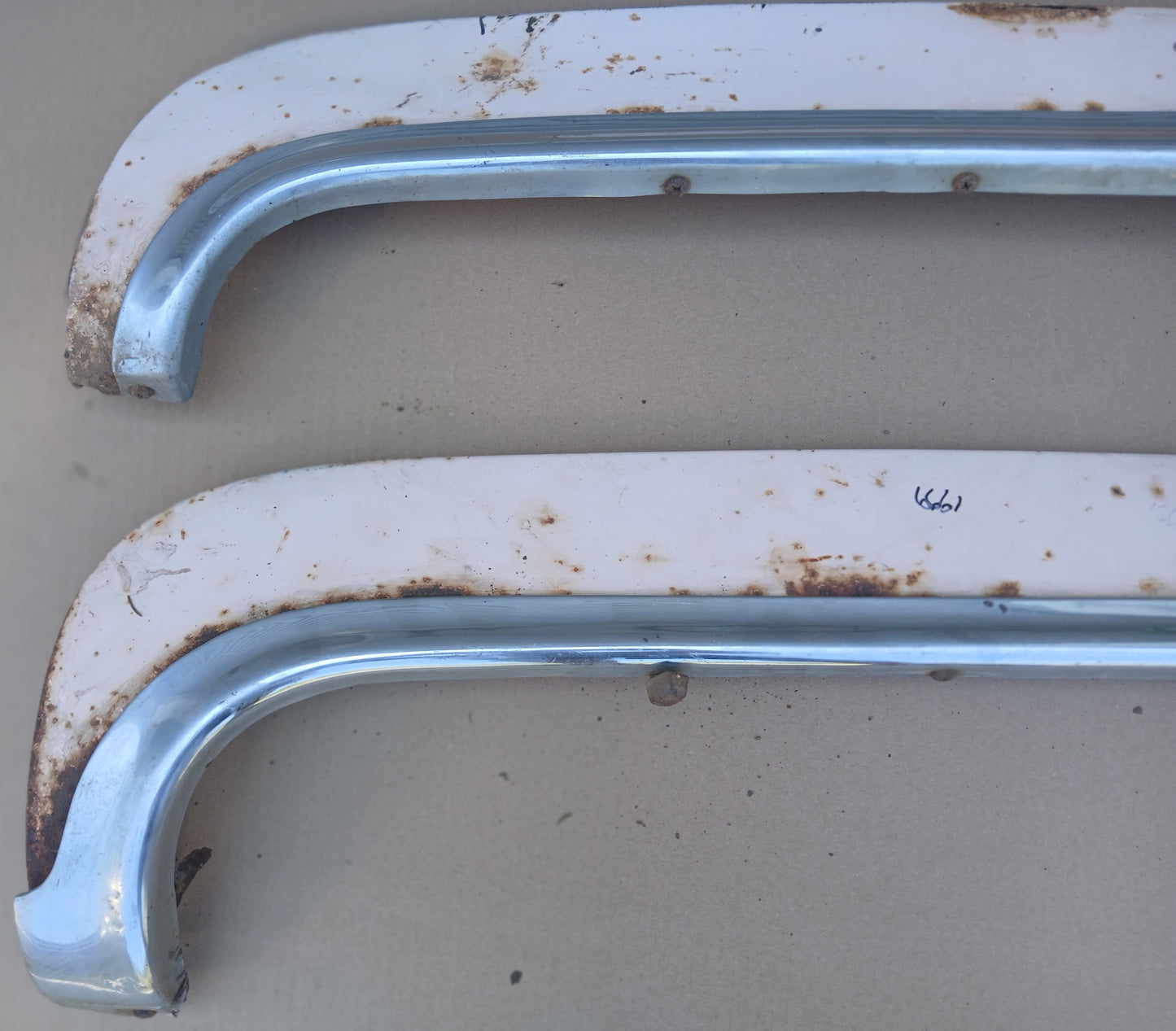 1956 Cadillac Fender Skirts Pair Sedan Deville Coupe Deville Series 62