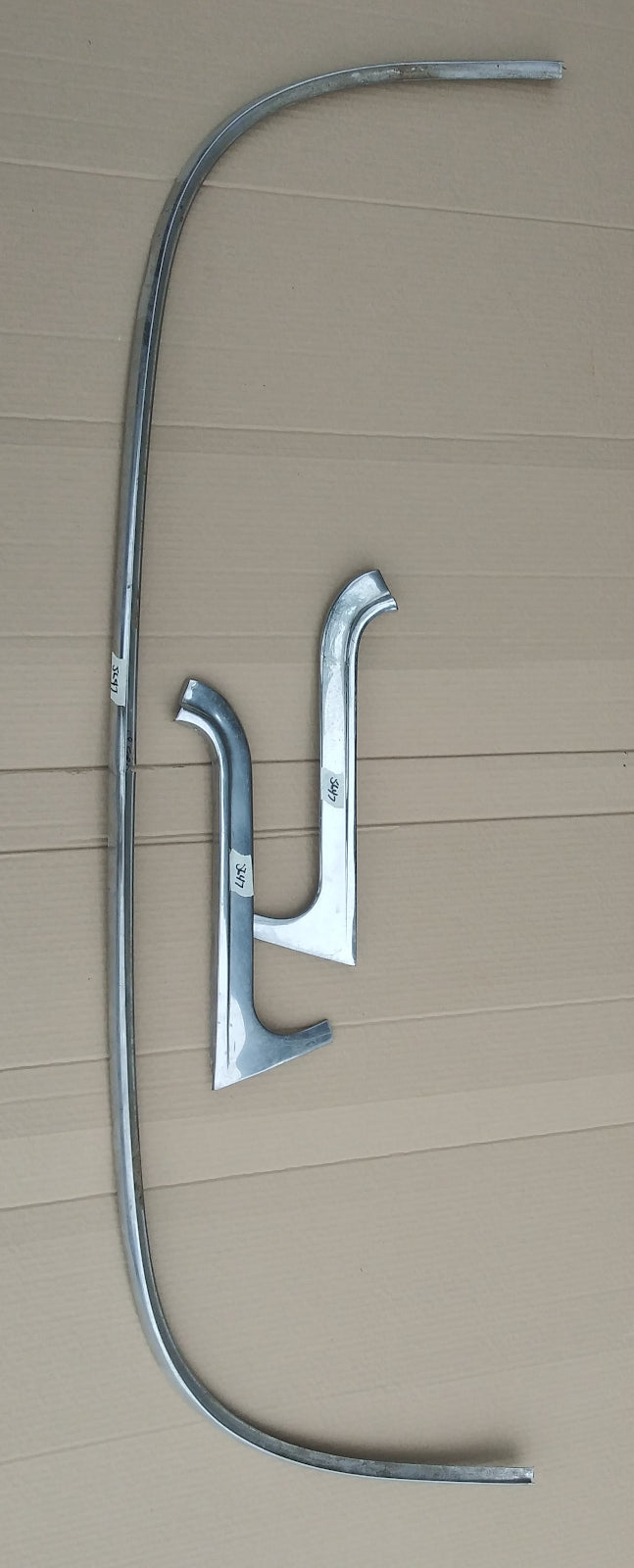 1959 Ford lower windshield and A pillar trim