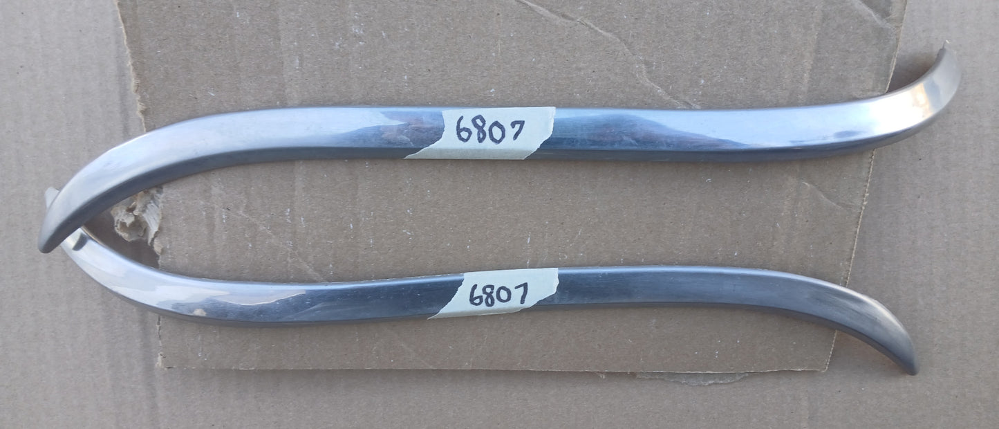 1959 Studebaker Lark Headlight Eyebrow Trim Pair
