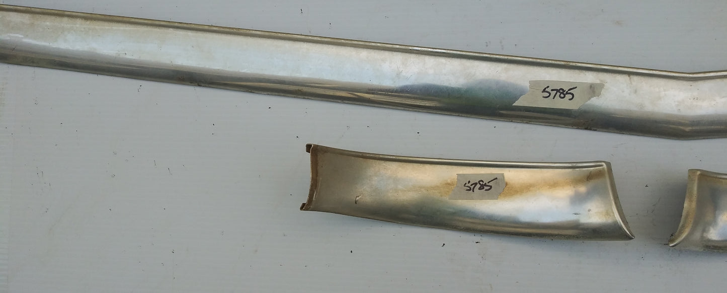 1960 Ford Galaxie Fairlane Sunliner Country Sedan lower grille trim set