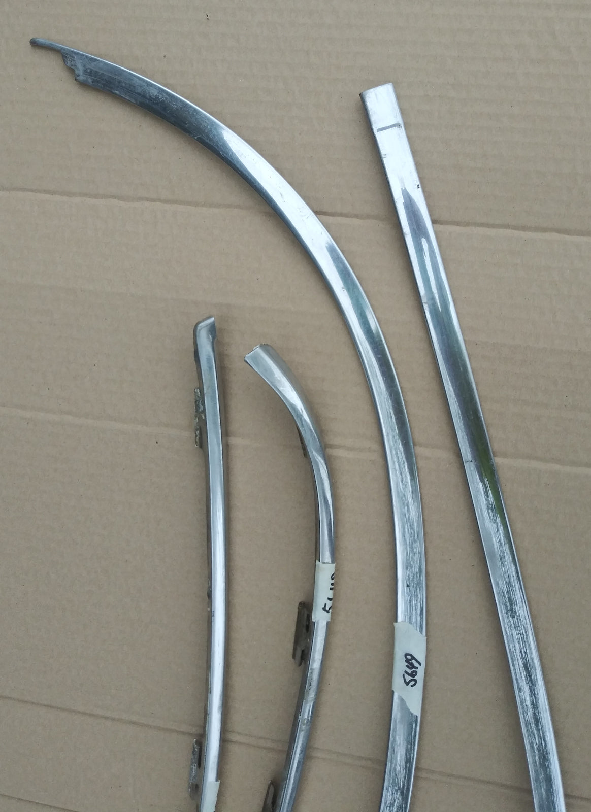 1962 Chevrolet Impala Belair Biscayne windshield trim