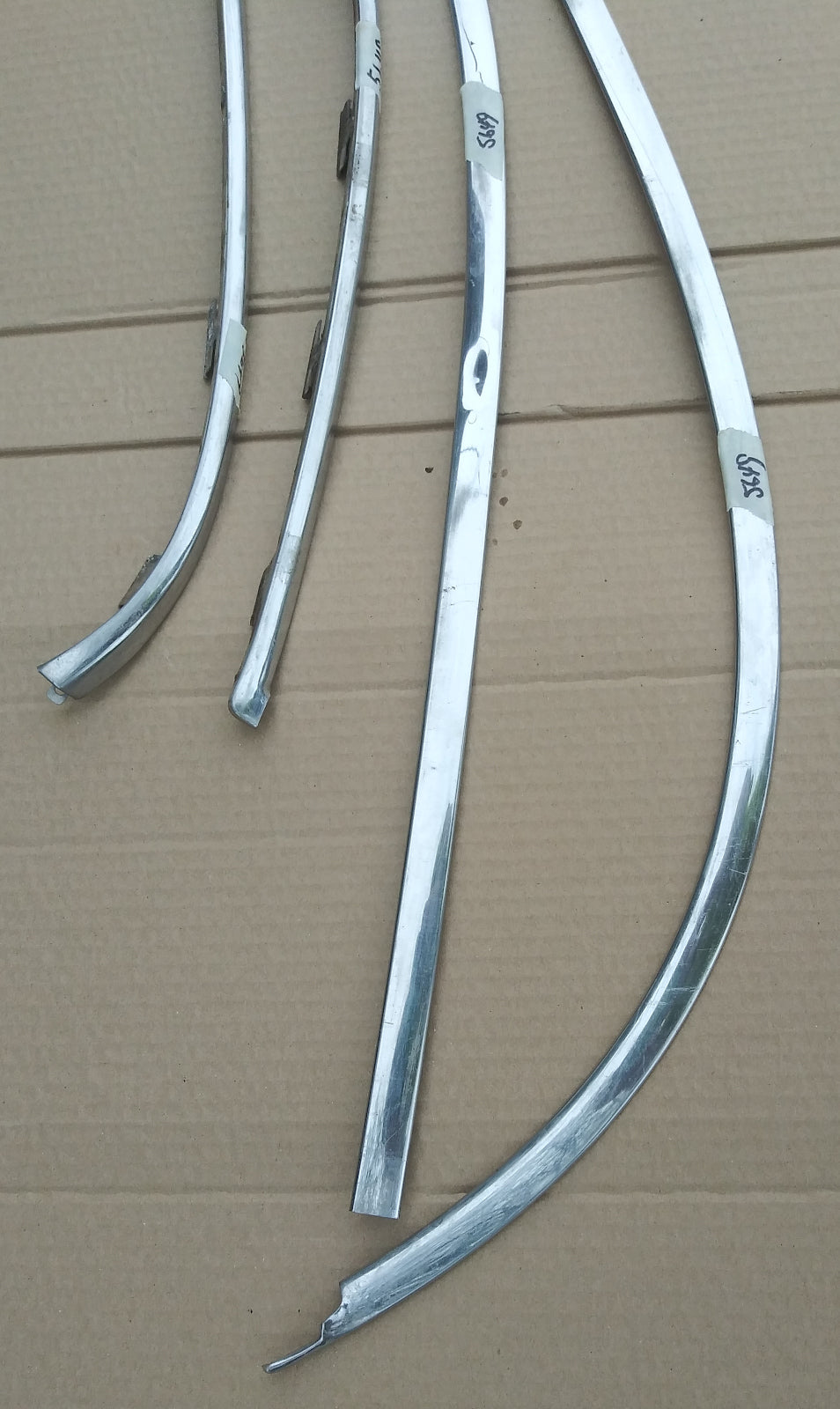 1962 Chevrolet Impala Belair Biscayne windshield trim