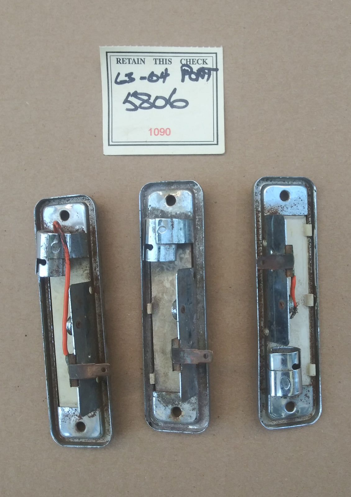 1963-64 Pontiac interior lights lot of 3