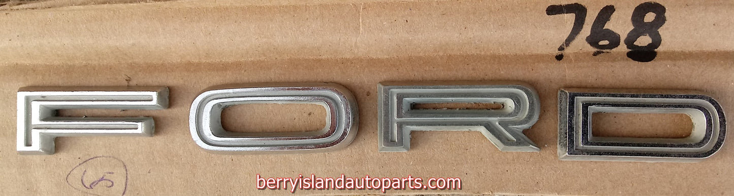 1965 Ford letters