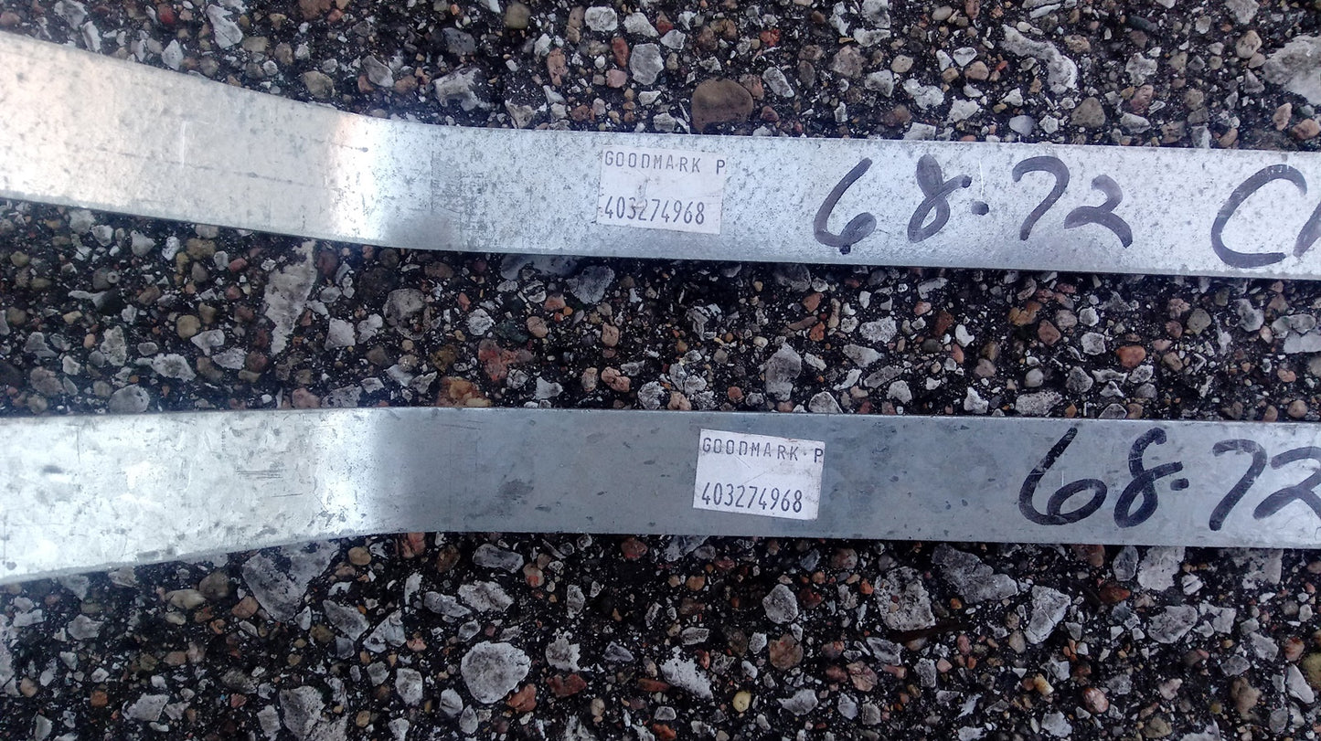 1968-72 Chevrolet Chevelle fuel tank straps