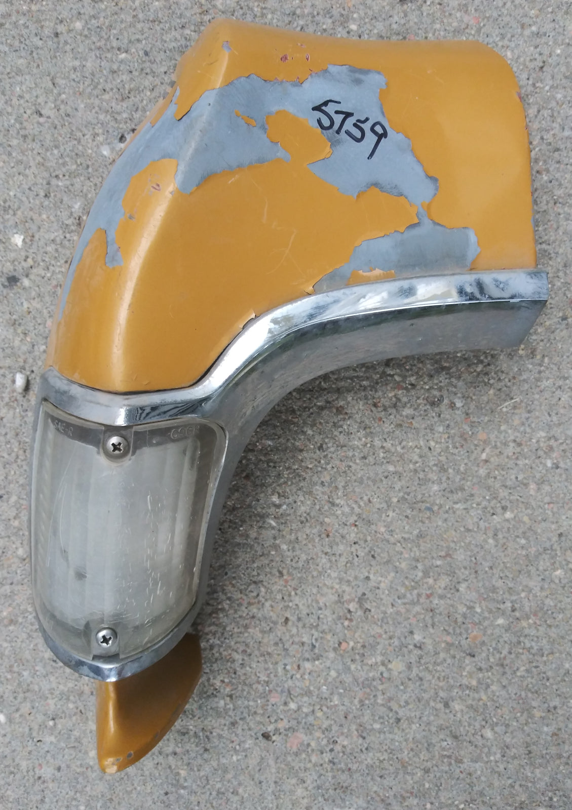 1970 Mercury Cougar rear quarter panel extension driver side