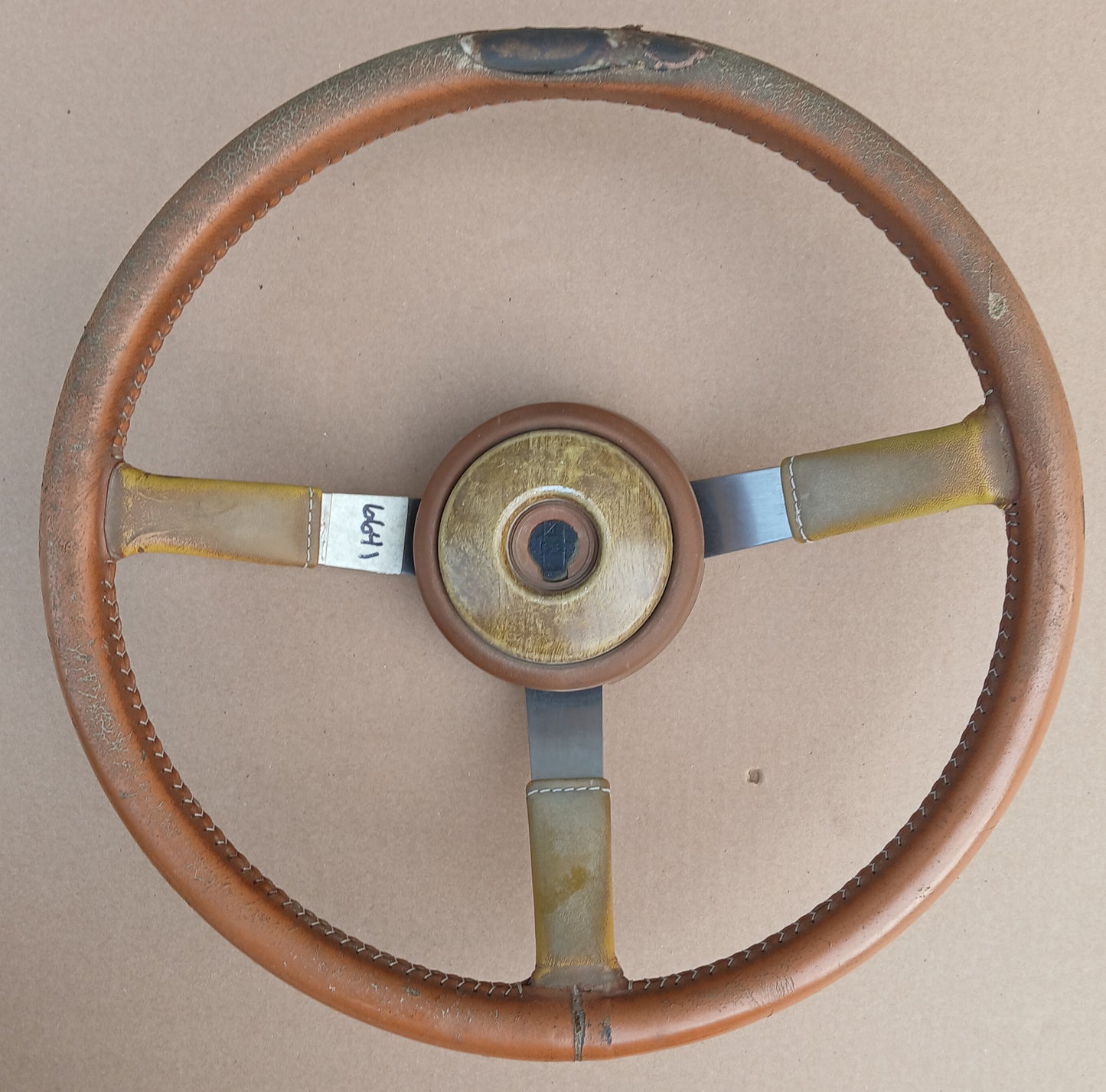 1983 Jeep Wagoneer Steering Wheel Tan