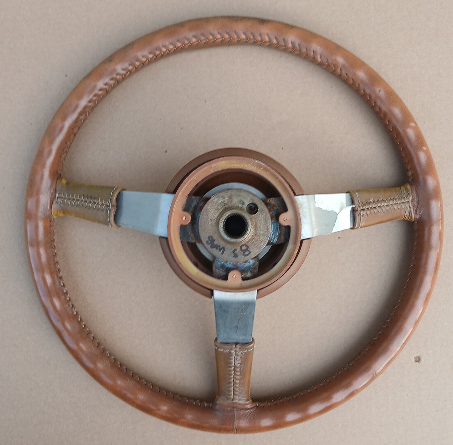 1983 Jeep Wagoneer Steering Wheel Tan