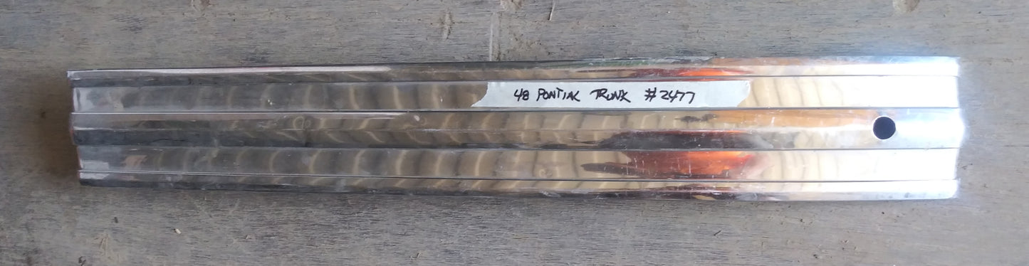1948 Pontiac Torpedo trunk trim