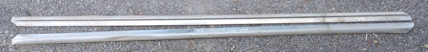 1949-50 Pontiac front fender trim pair