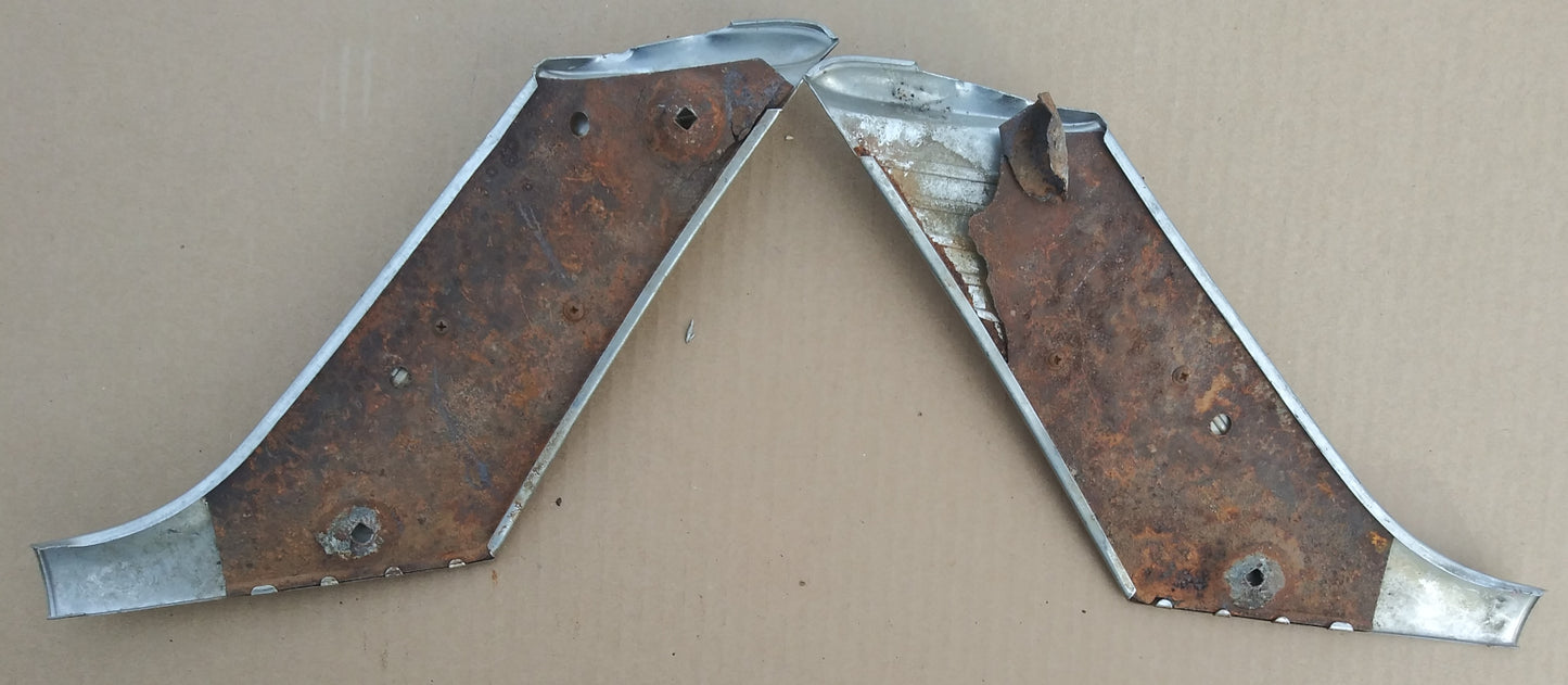 1955 Mercury rear quarter sail panel trim