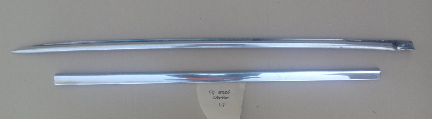 1955 Studebaker Champion side trim left front fender left front door