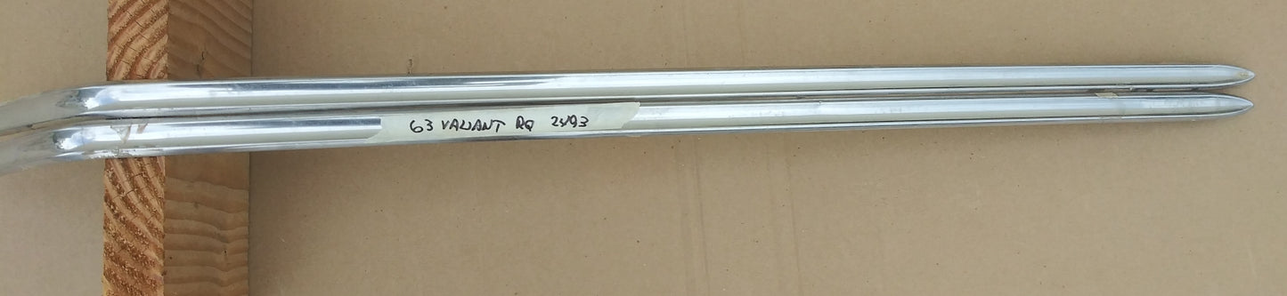 1963 Plymouth Valiant rear quarter trim