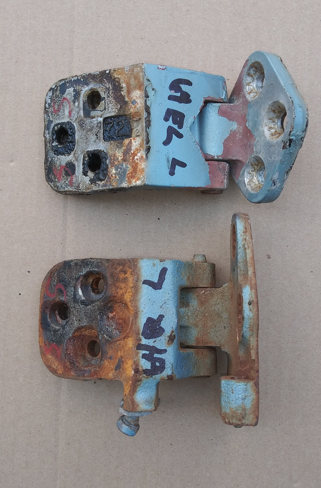 1964 Chevrolet ElCamino door hinge driver side.