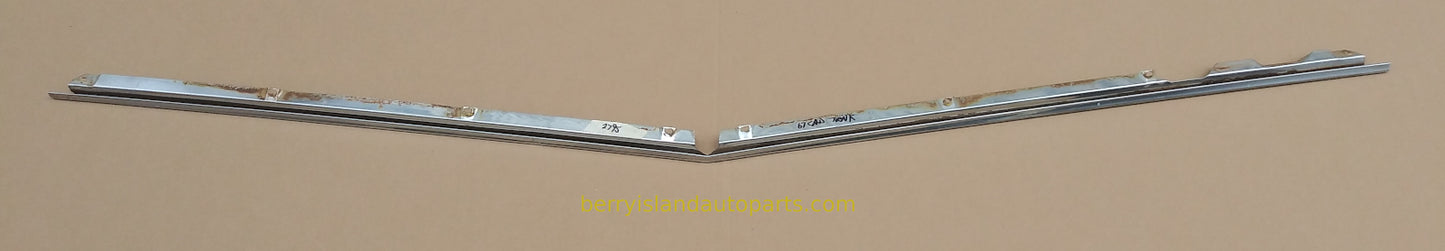 1967 Cadillac Fleetwood trunk trim