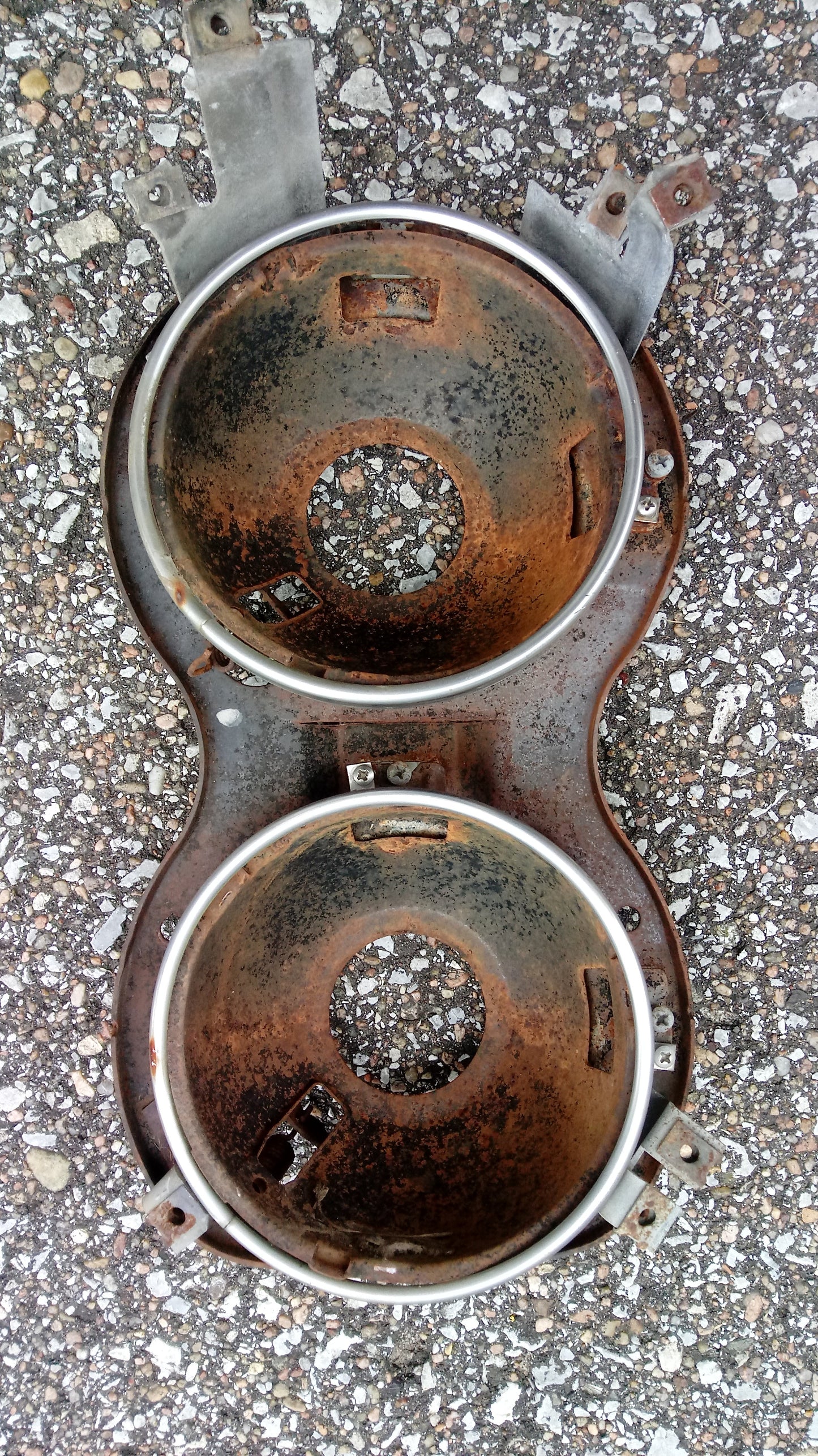 1967 Ford Galaxie headlight bucket driver side