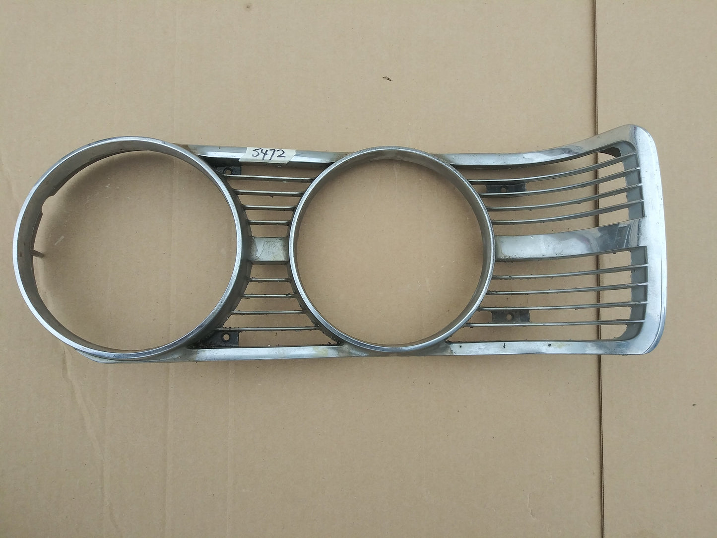 1969 Ford Galaxie Custom Ranch Wagon headlight bezel LH