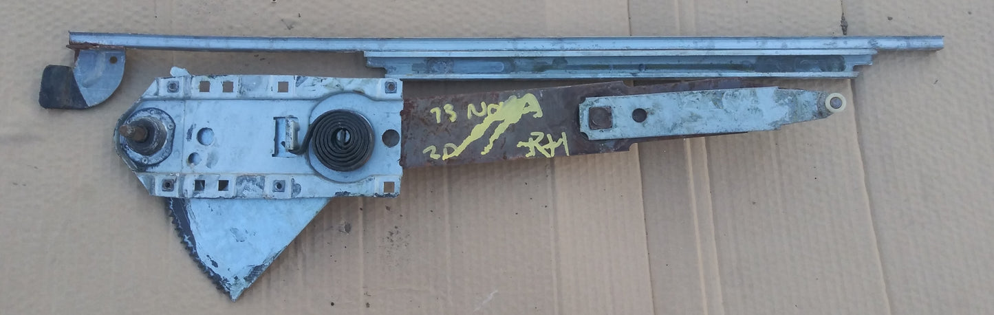 1973-74 Chevrolet Nova window regulator passenger side