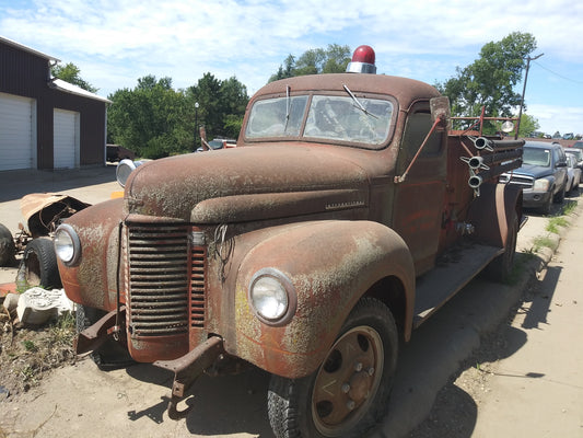 Antique of the Week: 1940s International Fire Truck