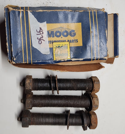 1930s-50s Pontiac tie rod end bolts lot of 3