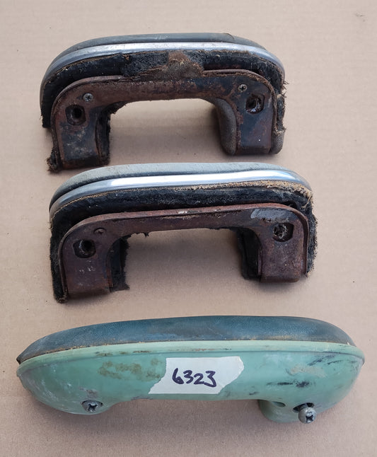 1950s Pontiac interior armrests lot of 3