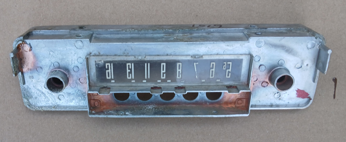 1952-53 Ford AM Radio Faceplate