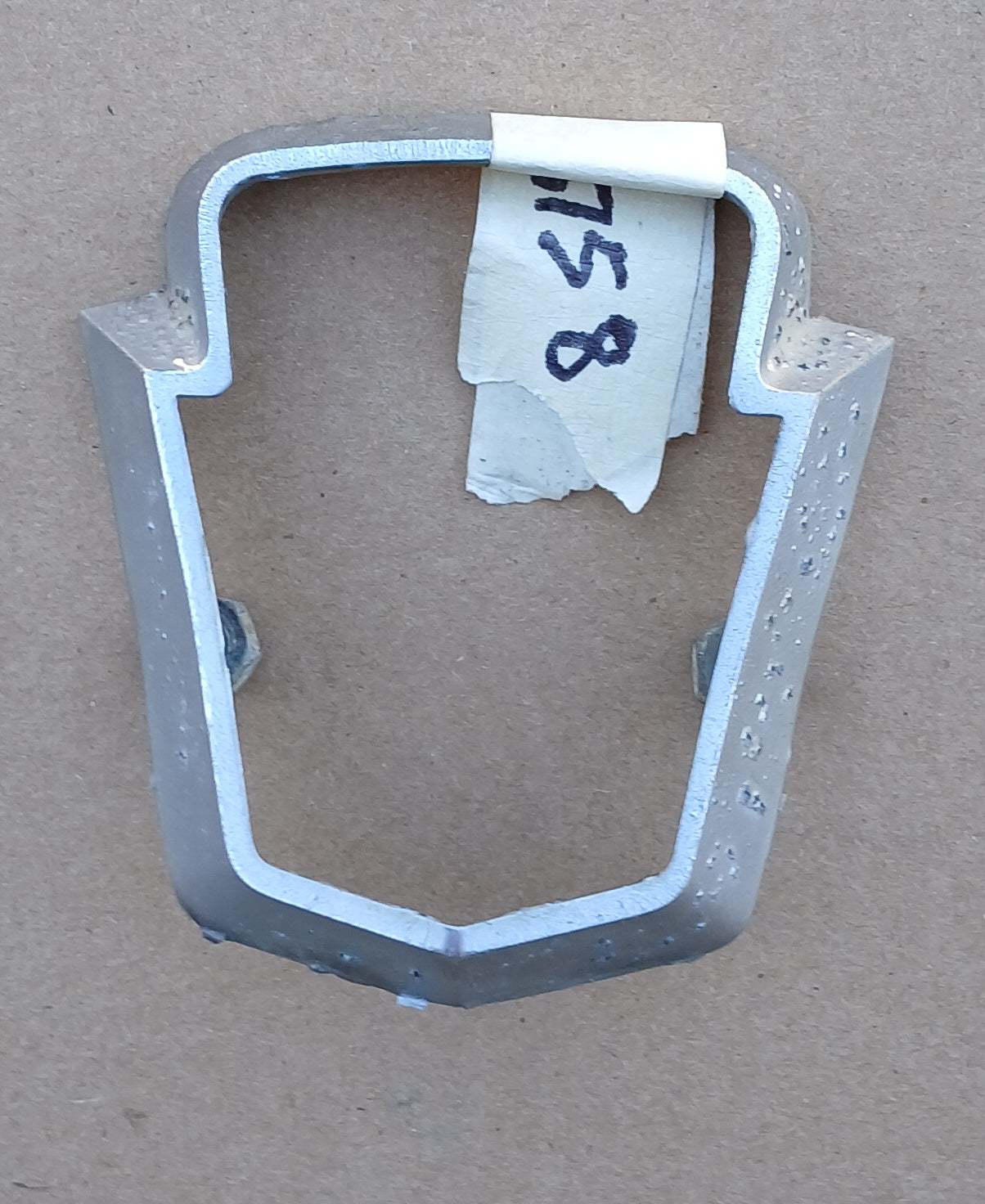 1952-54 Ford Hood Crest Emblem Bezel