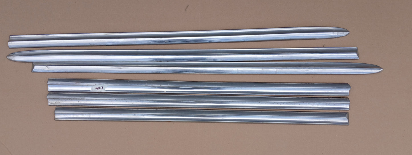 1952 Mercury Monterey 4 Door Side Trim Set Near Complete