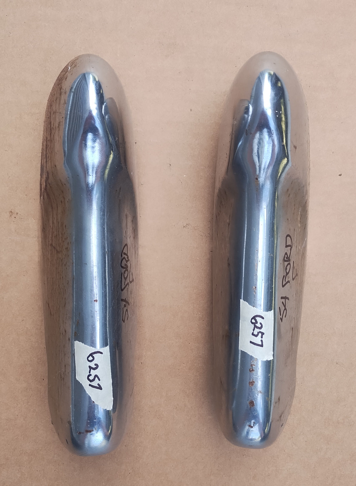 1954 Ford front bumper guards pair