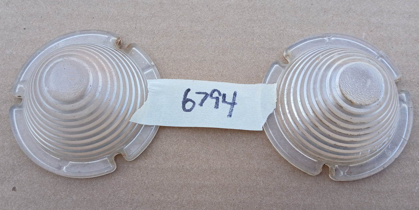 1954 Ford Turn Signal Lenses Pair