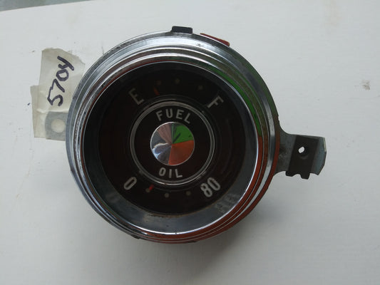 1955-56 Pontiac fuel oil gauge