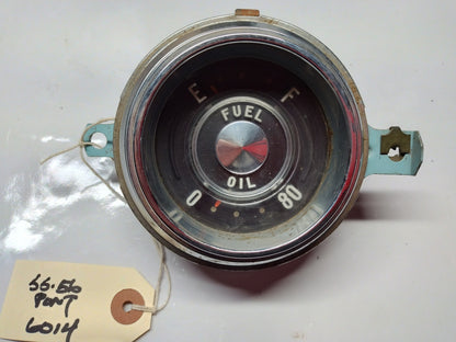 1955-56 Pontiac fuel oil gauge