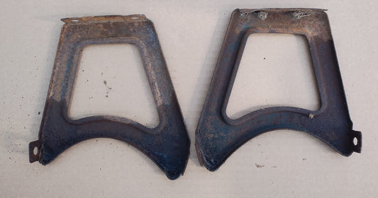 1955 Ford grille brackets pair Fairlane Sunliner Customline Ranch Wagon