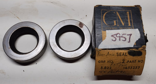 1955 Pontiac rear axle seal pair