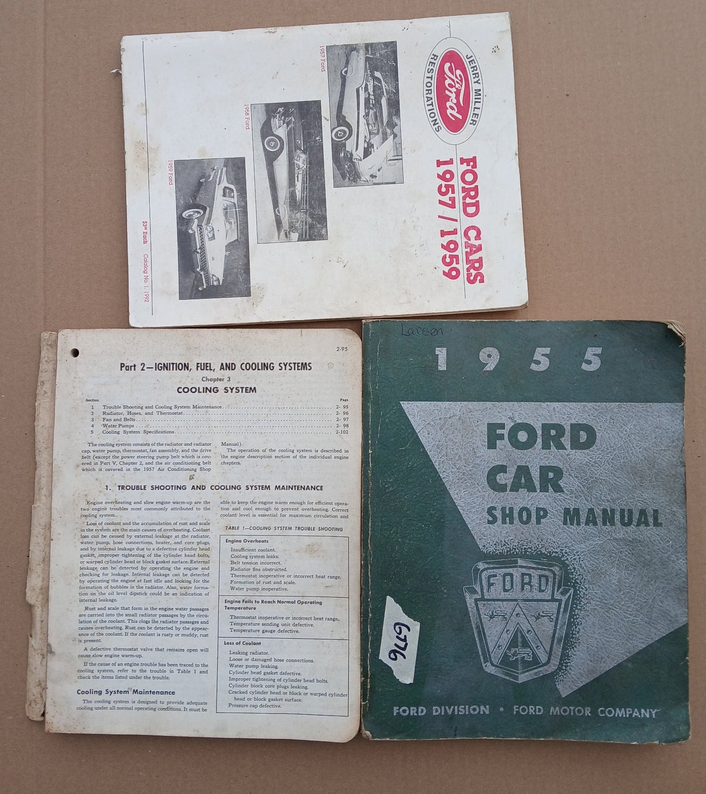 1955 and 1957 Ford Shop Manuals