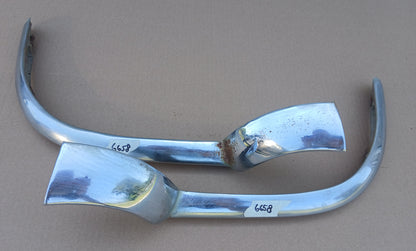 1956 Cadillac Grille Trim Moustache Bar Fleetwood Sedan Coupe Deville pair