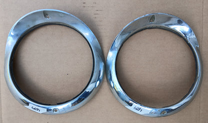 1956 Chevrolet Headlight bezels pair