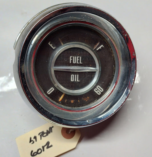 1957 Pontiac fuel oil gauge