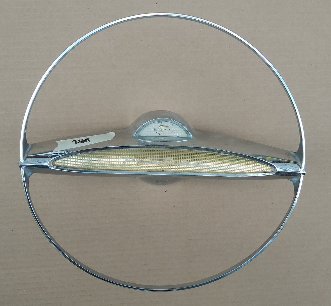1957 Pontiac horn ring with center plastic