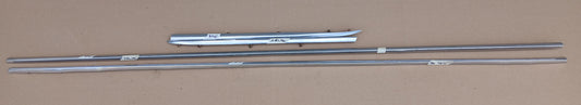 1959 Chevrolet 4 Door Rear Quarter Wing Trim Set Impala Belair Biscayne