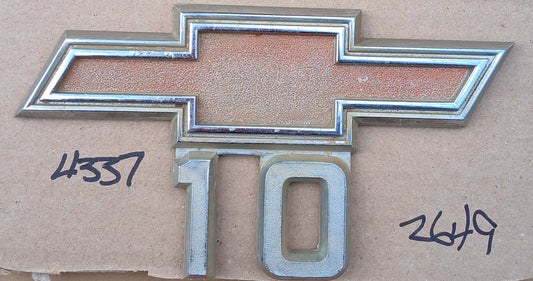 1960s Chevy Truck C10 Side Emblem